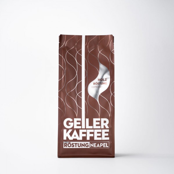 Geiler Kaffee PALERMO 1kg Espressobohnen - Holzröstung