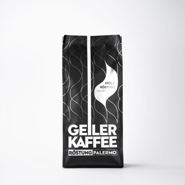Geiler Kaffee PALERMO 1kg Espressobohnen - Holzröstung